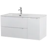 Тумба под раковину BelBagno Etna 100 L ETNA-1000-2C-1A-SO-BL-L подвесная Bianco Lucido МДФ / ЛДСП
