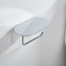 Держатель туалетной бумаги Gappo G30703 с полкой цвет Хром