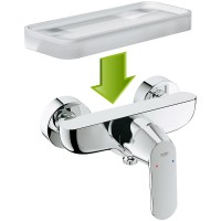 Смеситель для душа Grohe Eurosmart Cosmopolitan 32837000 Хром латунь на стену однорычажный