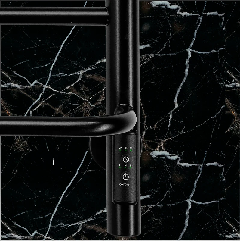 Электрический полотенцесушитель Comfysan Puro EC-8 80x40 012939 Черный матовый