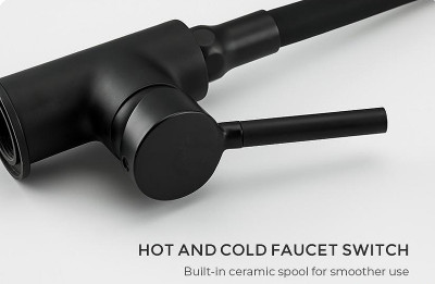 Смеситель для кухни Frap H44 F4044-6 Черный матовый