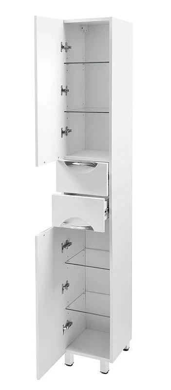 Шкаф пенал Emmy Милли 35 L 410029 цвет Белый