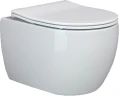 Комплект унитаза DIWO Ceramicanova Play CN3001 с сиденьем с инсталляцией DIWO 4501 с клавишей смыва цвет Глянцевый белый