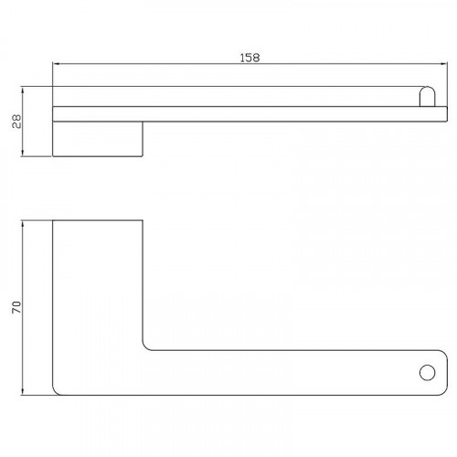 Держатель туалетной бумаги Rav Slezak Nil NLA0401ZK Золотистый крацованный