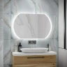Зеркало Континент Polaris 1000х600 ЗЛП883 с подсветкой с сенсорным выключателем стекло