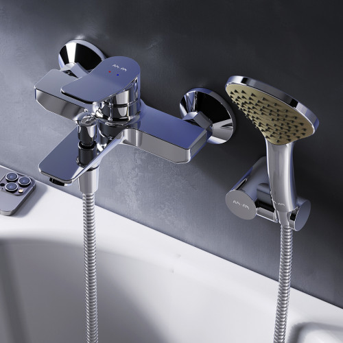 Смеситель для ванны AM.PM X-Joy F85A15000 Хром латунь на стену