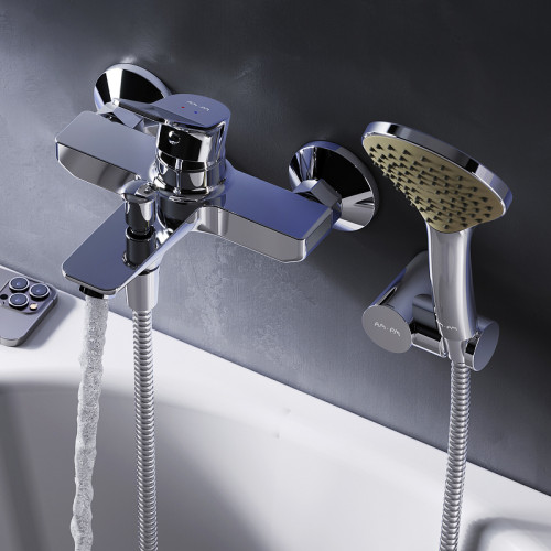 Смеситель для ванны AM.PM X-Joy F85A15000 Хром латунь на стену