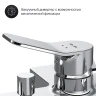 Смеситель для ванны AM.PM X-Joy F85A15000 Хром латунь на стену