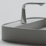 Раковина Ceramicanova Element 55 CN6034 Белая фарфор накладная