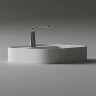Раковина Ceramicanova Element 55 CN6034 Белая фарфор накладная