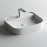 Раковина Ceramicanova Element 55 CN6034 Белая фарфор накладная