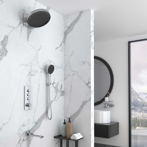 Душевая система Vincea Inspire VSFW-433TI3CH с термостатом Хром латунь встраиваемый