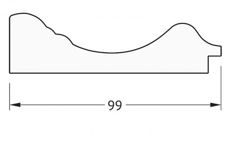 Зеркало Evoform Definite 102х82 BY 3285 в багетной раме - Травленая бронза 99 мм стекло