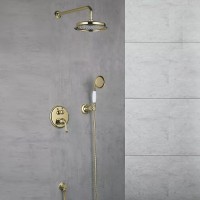 Душевая система Rose R02E R0235E Золото