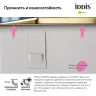 Кухонная мойка Iddis Edifice 74 EDI74B0i77 Золото матовое нержавеющая сталь встраиваемая сверху, встраиваемая снизу