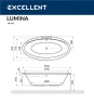 Акриловая ванна Excellent Lumina 190x95 WAEX.LUM19.RELAX.BR с гидромассажем