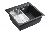 Кухонная мойка Emar Quartz 52 EMQ-1520.Q цвет Оникс
