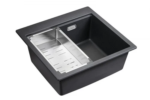Кухонная мойка Emar Quartz 52 EMQ-1520.Q цвет Оникс