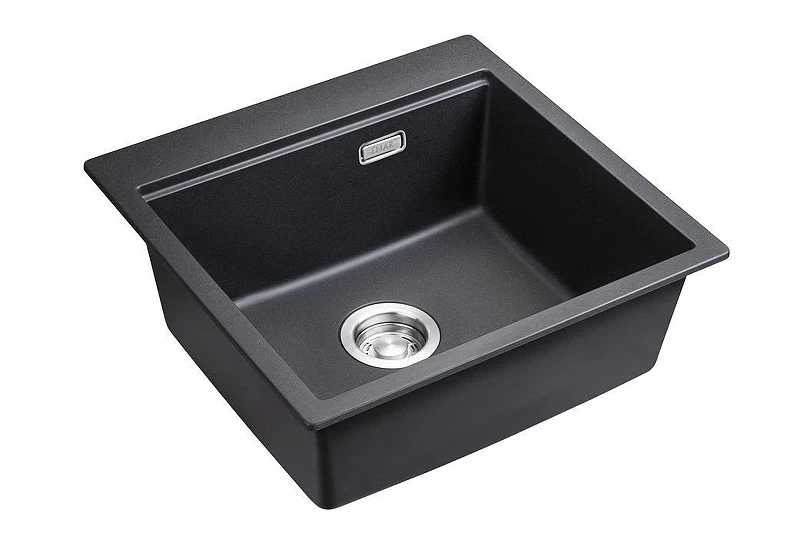 Кухонная мойка Emar Quartz 52 EMQ-1520.Q цвет Оникс