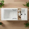 Ванна из искусственного камня Delice Diapason 150х70 DLR330003RB-M цвет Белый