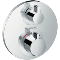 Смеситель для душа Hansgrohe Ecostat E 15758000 с термостатом Хром латунь встраиваемый