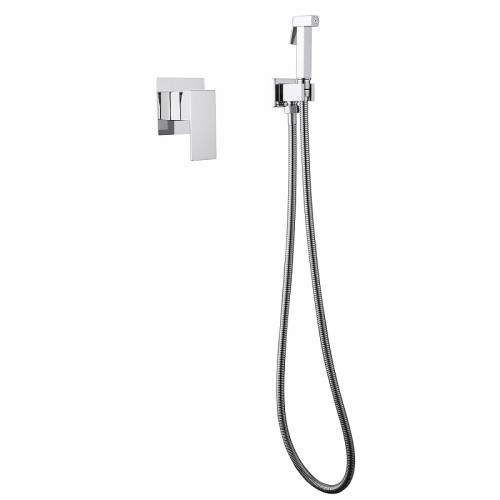 Гигиенический душ со смесителем Abber Daheim AF8225 Хром латунь на стену