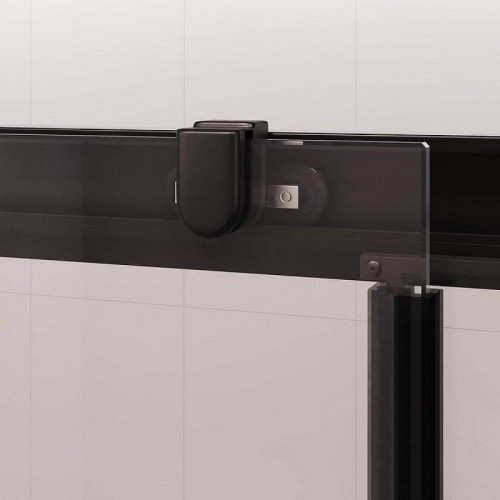 Душевая дверь RGW Passage PA-017 130 350801713-24 профиль Черный стекло матовое-сатинат
