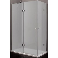 Душевой уголок Cezares Verona 120x100 L VERONA-W-AH-2-120/100-P-Cr-L профиль Хром стекло рифленое