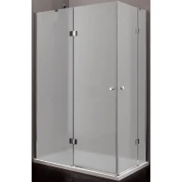 Душевой уголок Cezares Verona 120x100 L VERONA-W-AH-2-120/100-P-Cr-L профиль Хром стекло рифленое