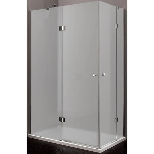 Душевой уголок Cezares Verona 120x100 L VERONA-W-AH-2-120/100-P-Cr-L профиль Хром стекло рифленое