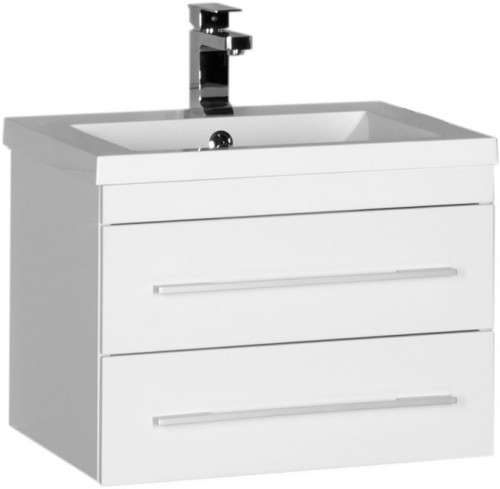 Тумба под раковину Aquanet Нота 58 171483 подвесная Белая МДФ / ЛДСП