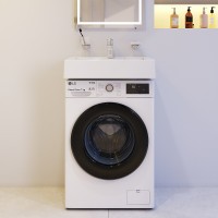 Раковина AM.PM X-Joy 60 M85AWCC0602WG на стиральную машину Белая искусственный камень (литьевой мрамор) на стиральную машину
