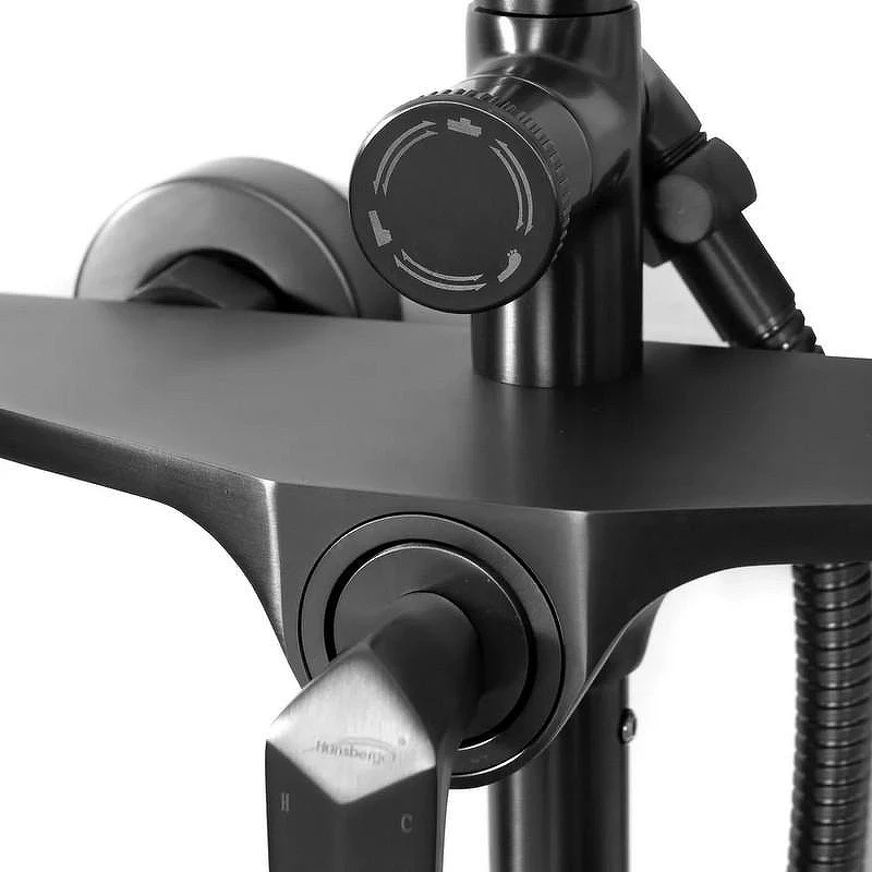 Душевая система Hansberge H5068BG Графит