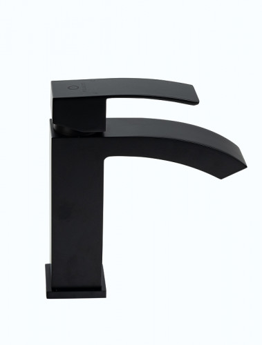 Смеситель для раковины FILARETE Waterfall FL5010BL цвет Черный матовый