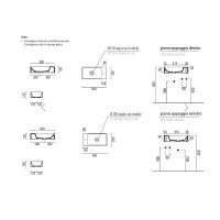 Раковина GSI Kube X 50 9486111 Белая фаянс подвесная, накладная