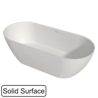 Ванна из искусственного камня Whitecross Tawna 165x80 0218.165080.200 цвет Белый матовый