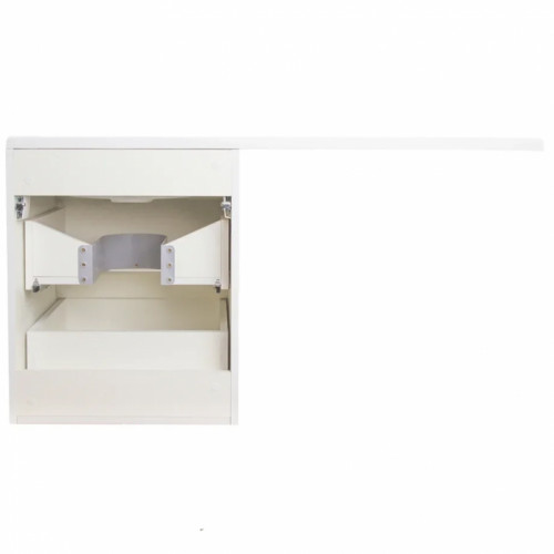 Тумба под раковину Style Line Даллас 110 Люкс Plus подвесная Белая МДФ / ЛДСП