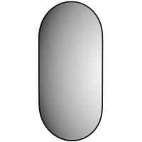 Зеркало Evoform Colora 120х60 BY 0466 с окантовкой - Черный цвет стекло