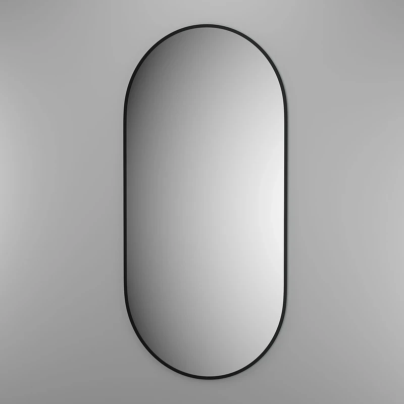 Зеркало Evoform Colora 120х60 BY 0466 с окантовкой - Черный цвет стекло