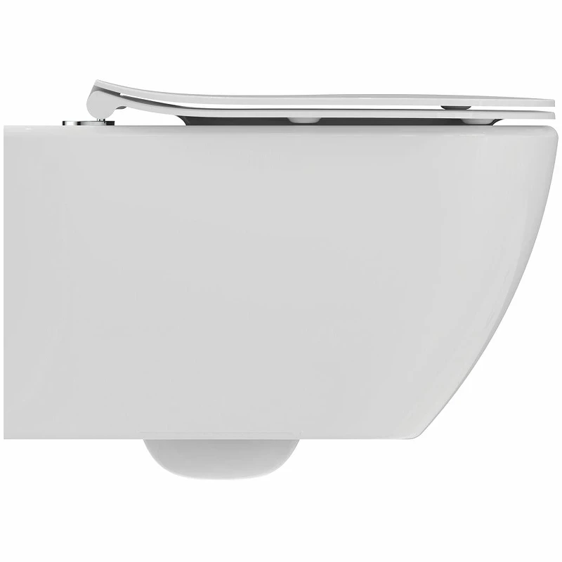 Комплект унитаза с инсталляцией Ideal Standard Tesi Rimless TT00003/121AC с сиденьем Микролифт и Белой клавишей смыва фарфор подвесной