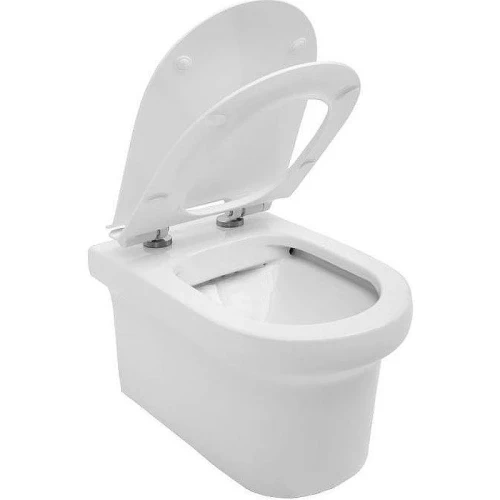 Унитаз подвесной Aquanet Nova BL-101N-WHT NOVA-W 211914 с сиденьем Микролифт