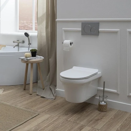 Унитаз подвесной Aquanet Nova BL-101N-WHT NOVA-W 211914 с сиденьем Микролифт