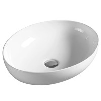 Раковина SantiLine 52 SL-1020 Белая фаянс накладная