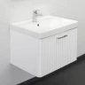 Тумба с раковиной Comforty Ангара 60 00-00017871 подвесная цвет Белый матовый