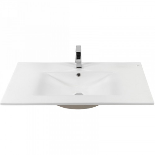 Раковина Bond 90 S05-900 Белая глянцевая фарфор полувстраиваемая