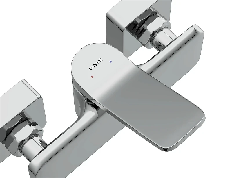 Смеситель для душа Cersanit Odra 63052 Хром латунь на стену