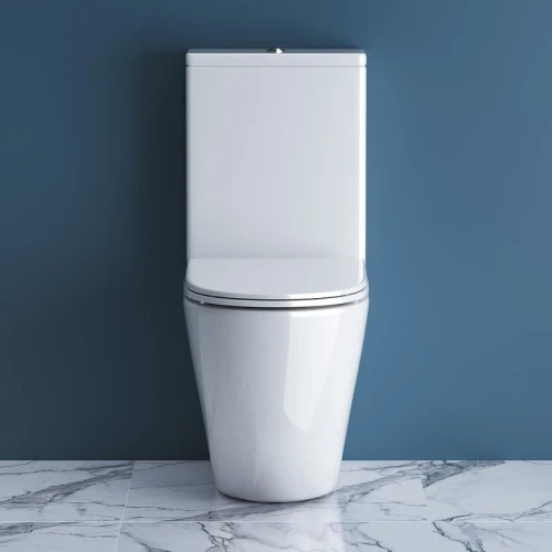 Унитаз компакт BelBagno Sfera-R BB2141CPR/BB870SC без бачка с сиденьем Микролифт фаянс напольный