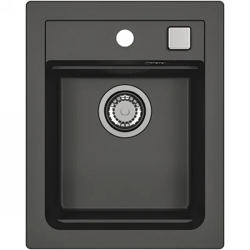 Кухонная мойка Alveus Granital Atrox 10 Carbon G91 400x500 1139771 Угольная искусственный камень (литьевой мрамор) встраиваемая сверху, встраиваемая снизу