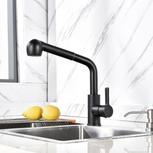 Смеситель для кухни Fashun A56009-7 цвет Черный