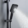 Душевая система Shevanik S4636H цвет Черный матовый